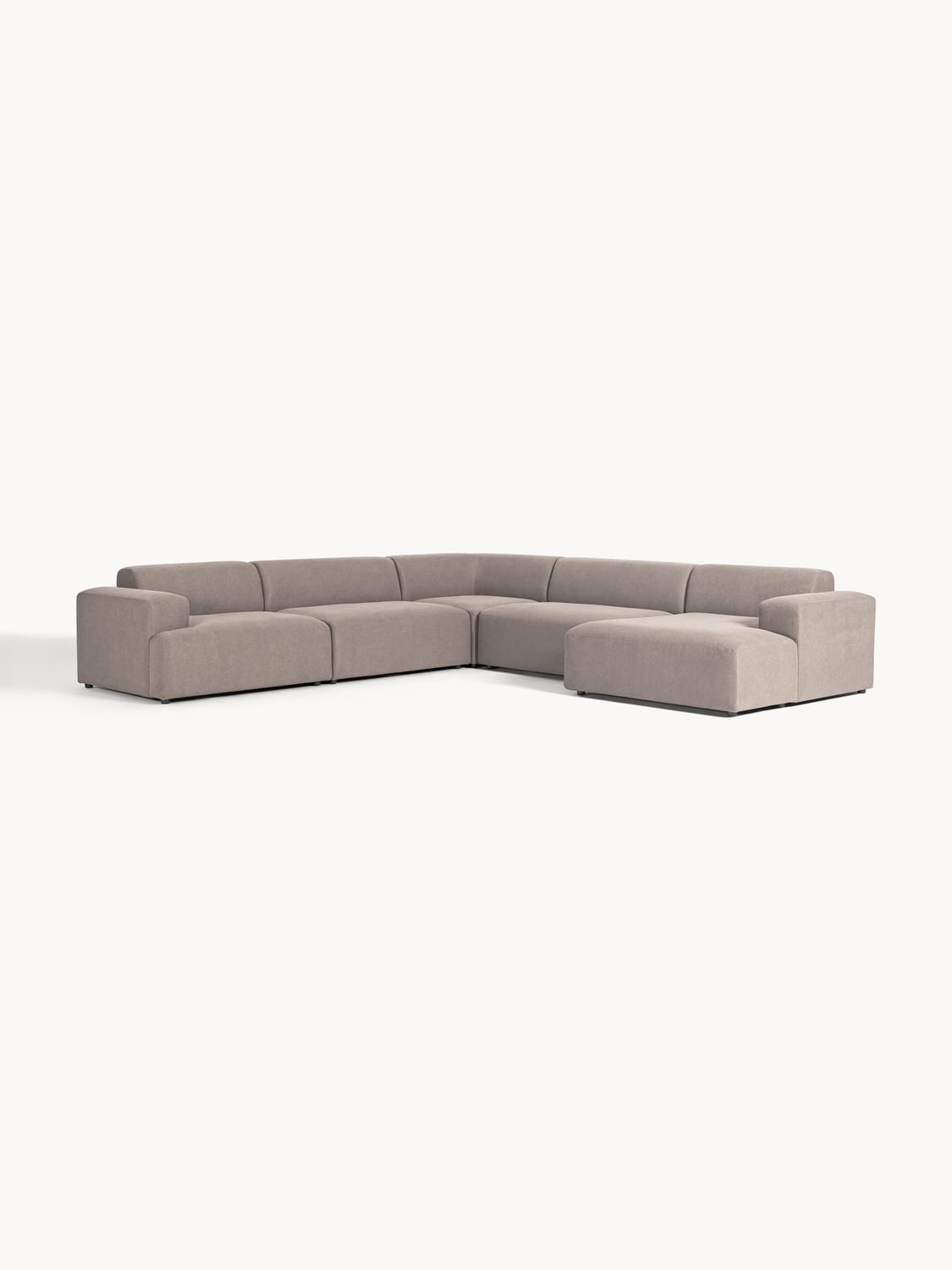 Melva XL Corner Sofa — Warm Grey