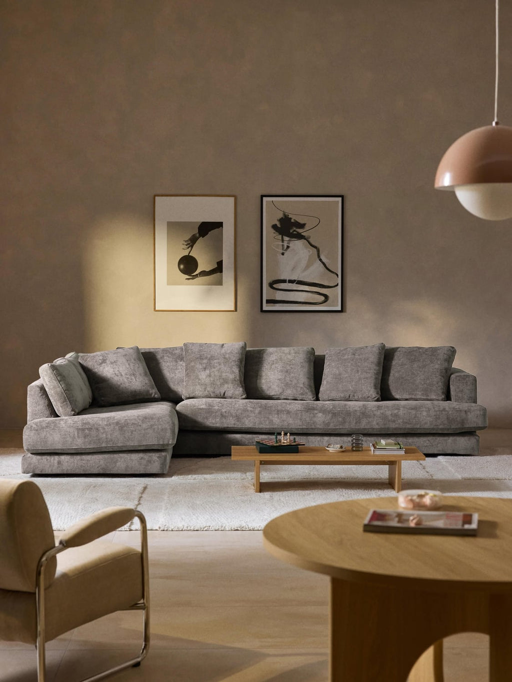 Tribeca XL Corner Sofa — Taupe