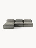 Felix Modular Sofa with Ottoman (left/right) — Dark Grey