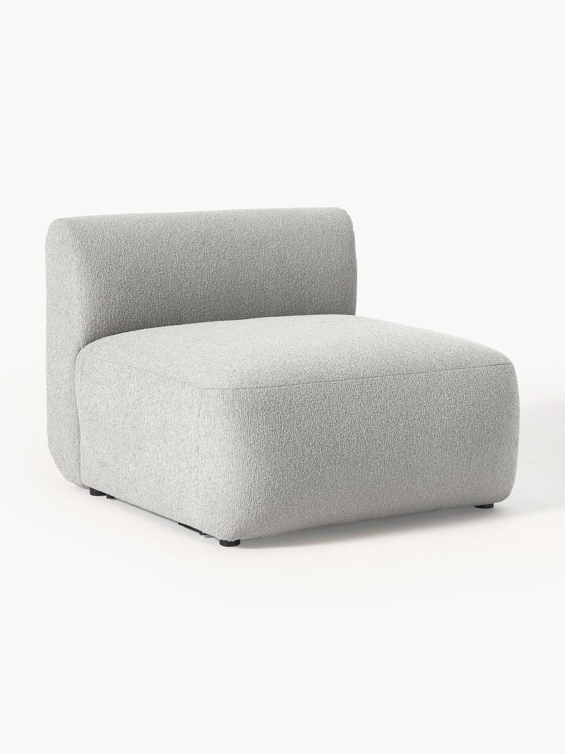 Sofia Bouclé Middle Module — Oatmeal