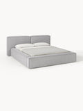 Lennon Upholstered Bed — Oatmeal