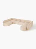Wolke Modular Bouclé XL Sofa — Blush