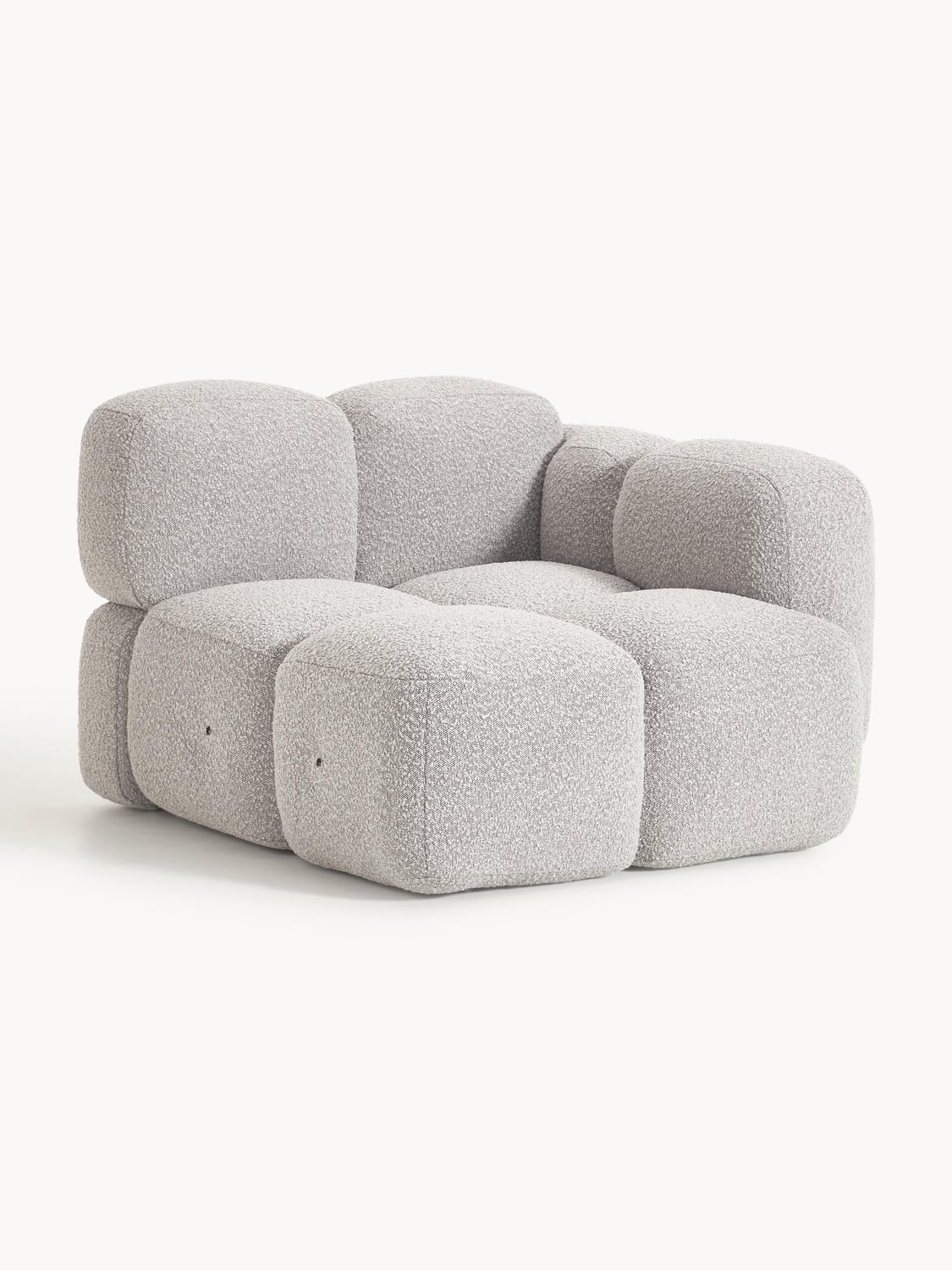 Tayla Corner Module in Bouclé — Oatmeal