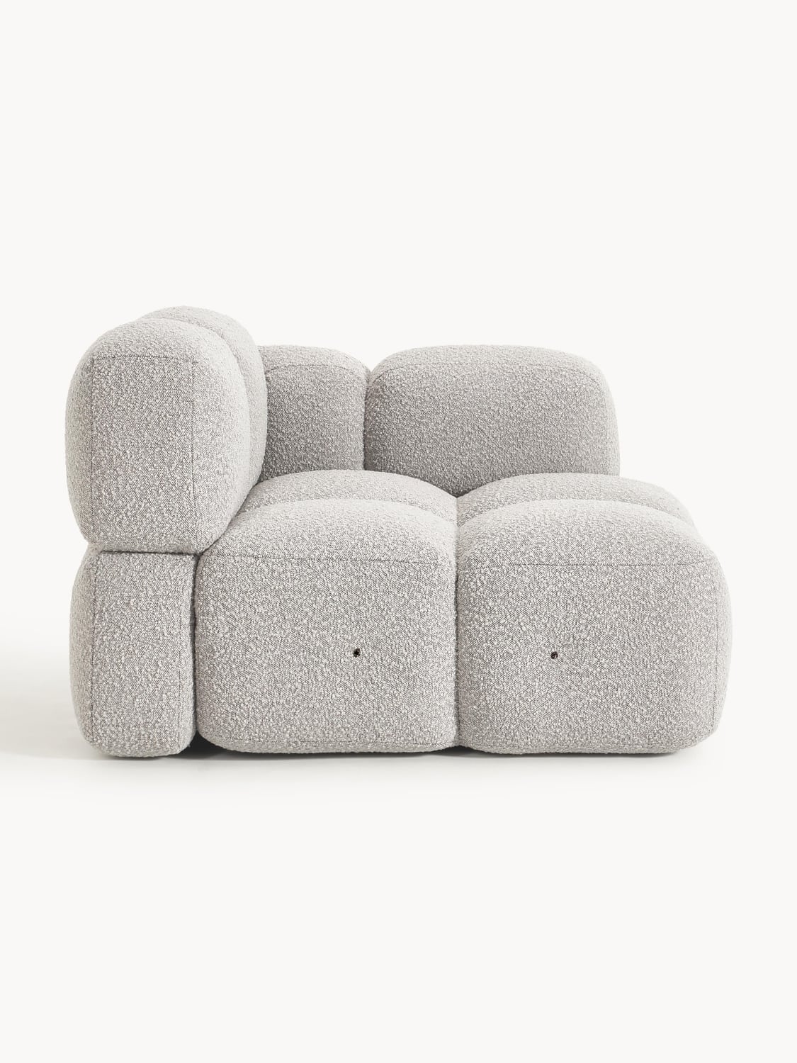 Tayla Corner Module in Bouclé — Oatmeal