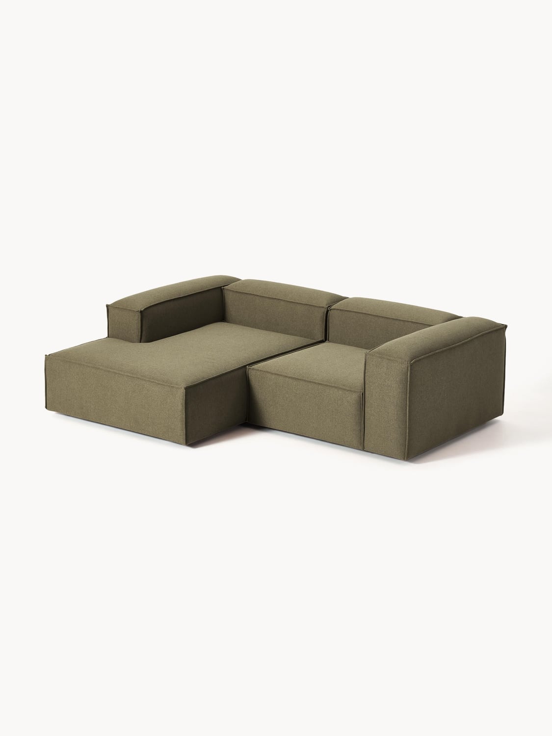 Lennon Modular Corner Sofa (2-seater) — Olive