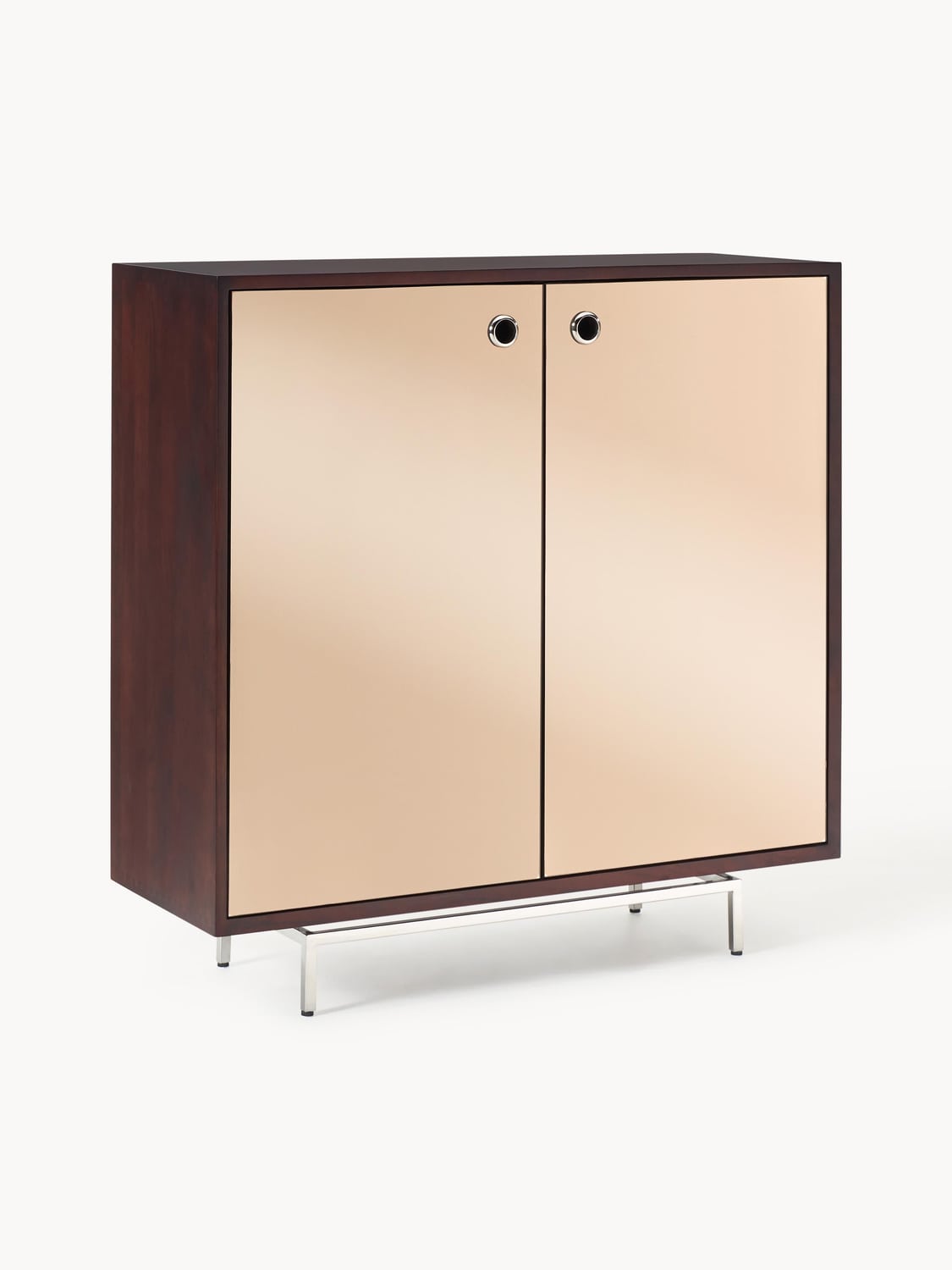 Scarlett Highboard with Mirrored Glass Doors