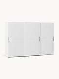 Charlotte Modular Sliding-Door Wardrobe, 300 cm Width, in various sizes — Off-White