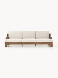 Joshua Garden Lounge Sofa (3-seater) in Acacia — Light Grey