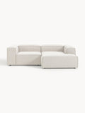 Lennon Modular Bouclé Corner Sofa (2-seater) — Light Grey