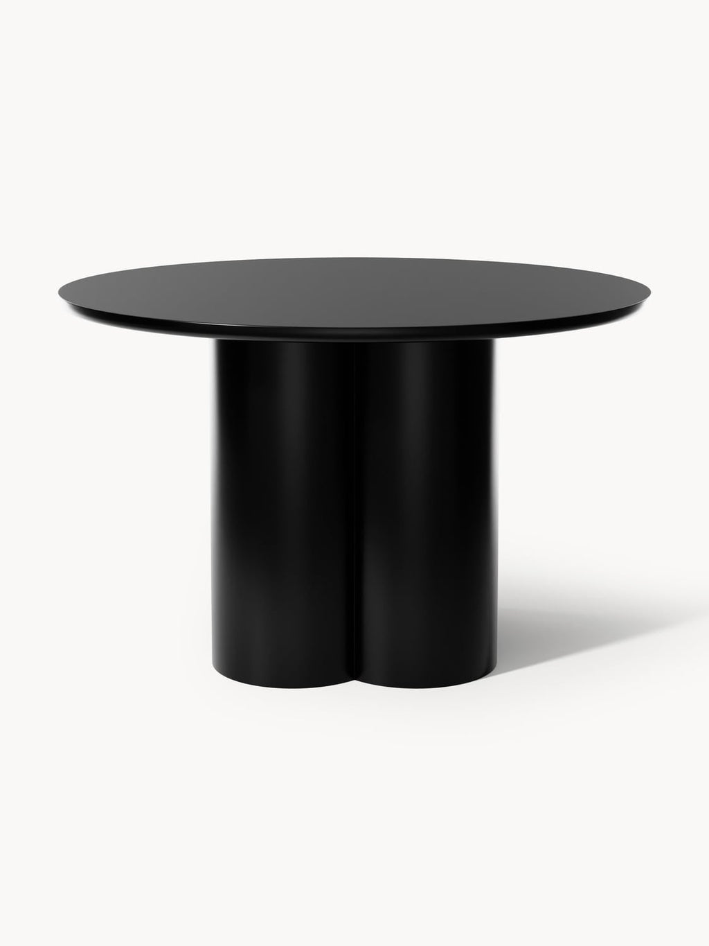 Keva Round Dining Table, Ø 120 cm — Black