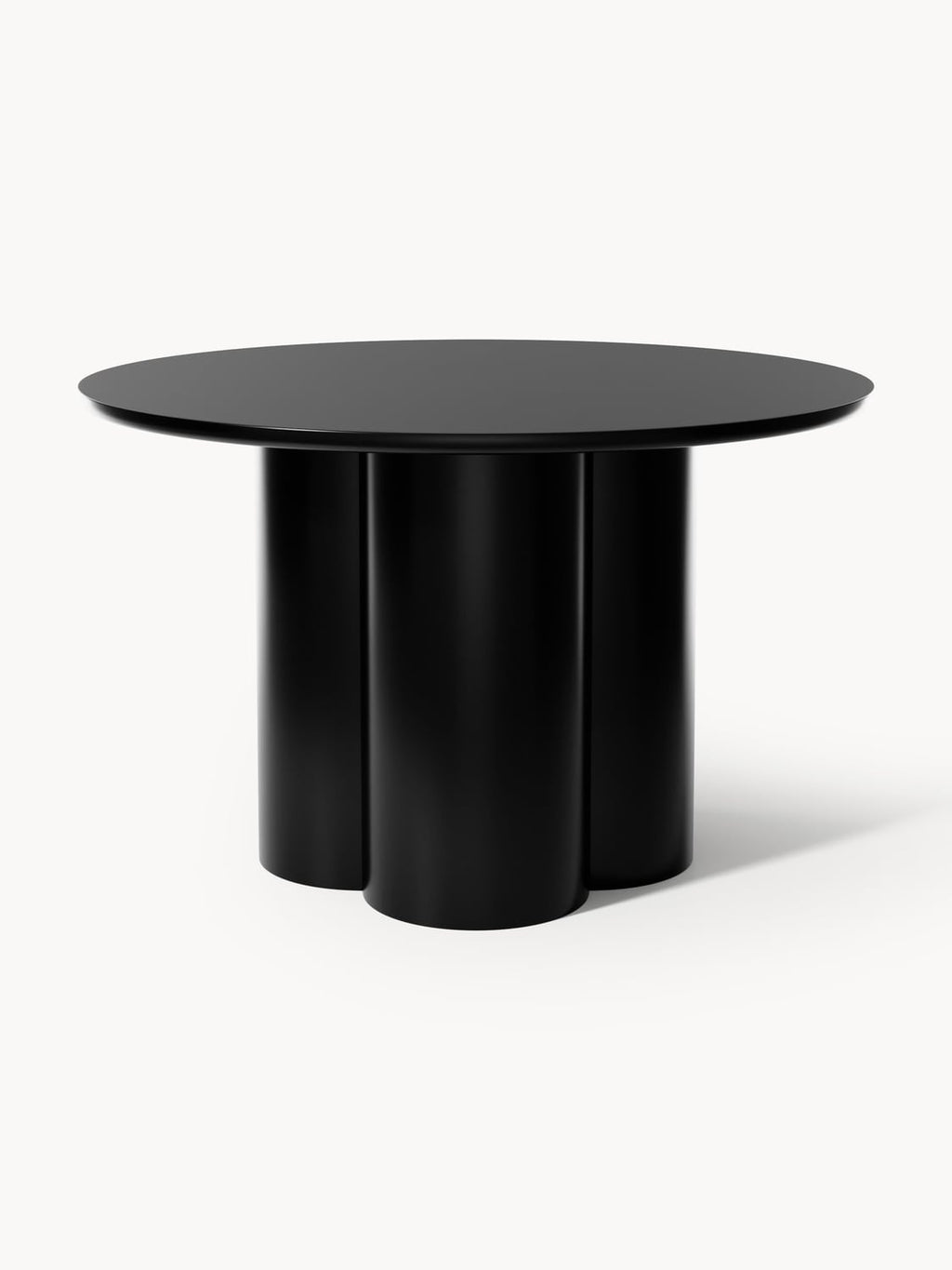 Keva Round Dining Table, Ø 120 cm — Black