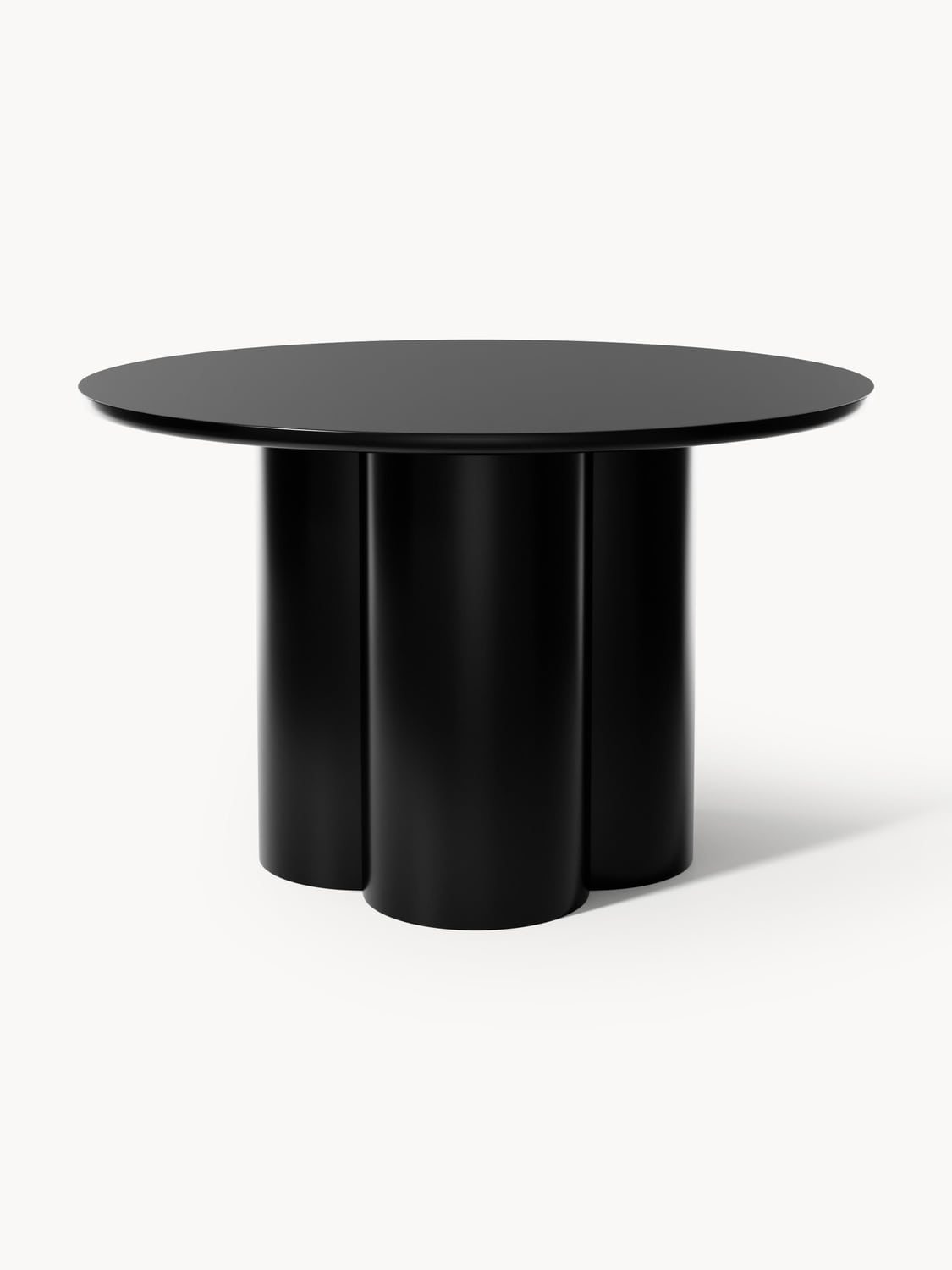 Keva Round Dining Table, Ø 120 cm — Black