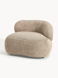 Alba Lounge Chair in Teddy Bouclé — Warm Grey