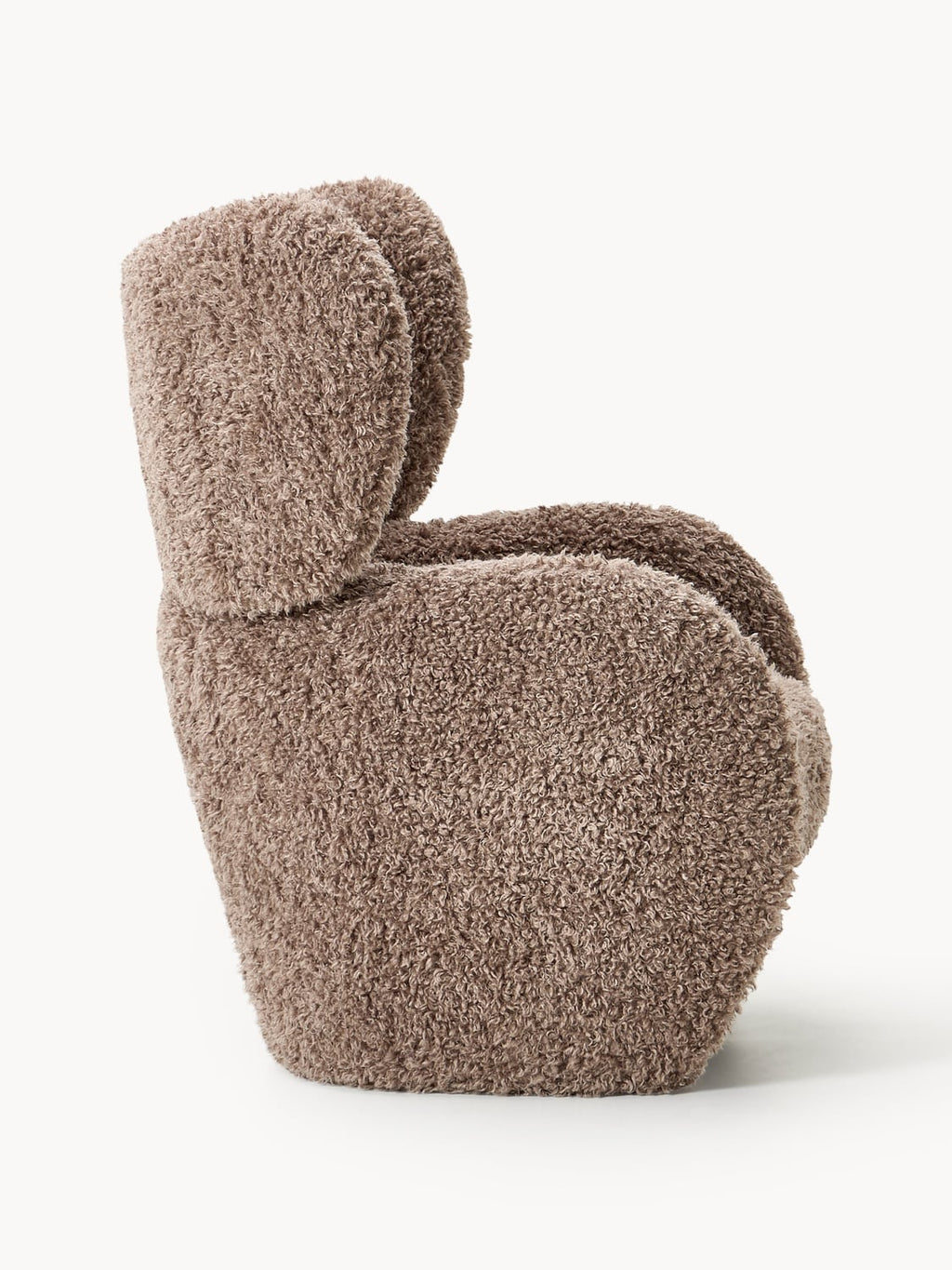 Teyvat Bouclé-Armchair — Olive