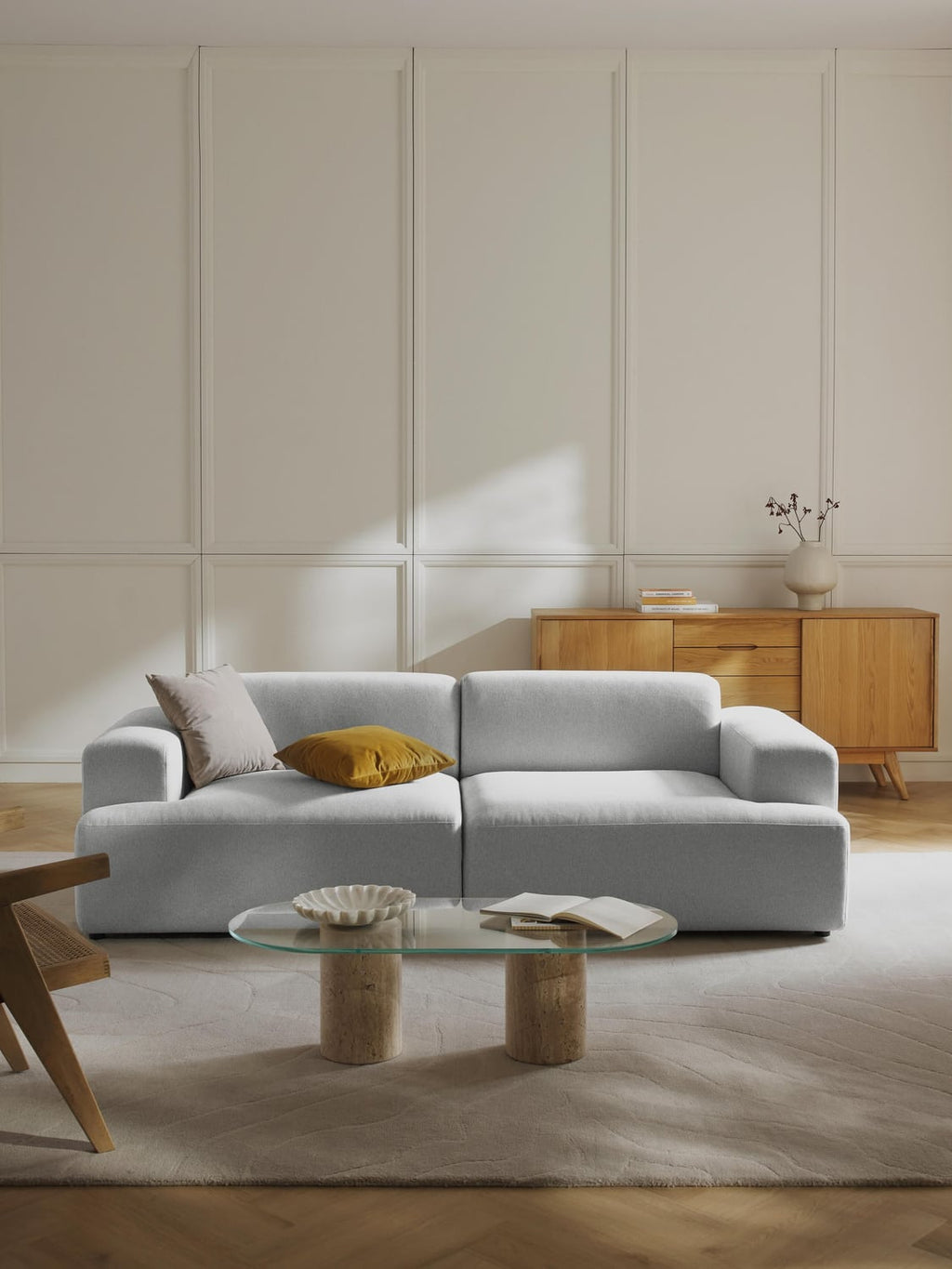 Melva Sofa (3-seater) — Lilac