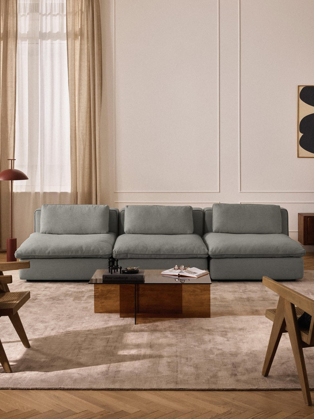 Felix Modular Sofa (3-seater) — Dark Grey