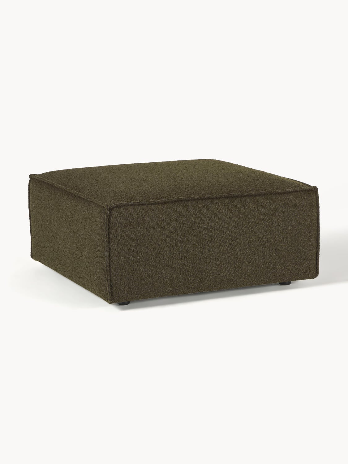 Lennon Sofa Ottoman in Bouclé — Anthracite