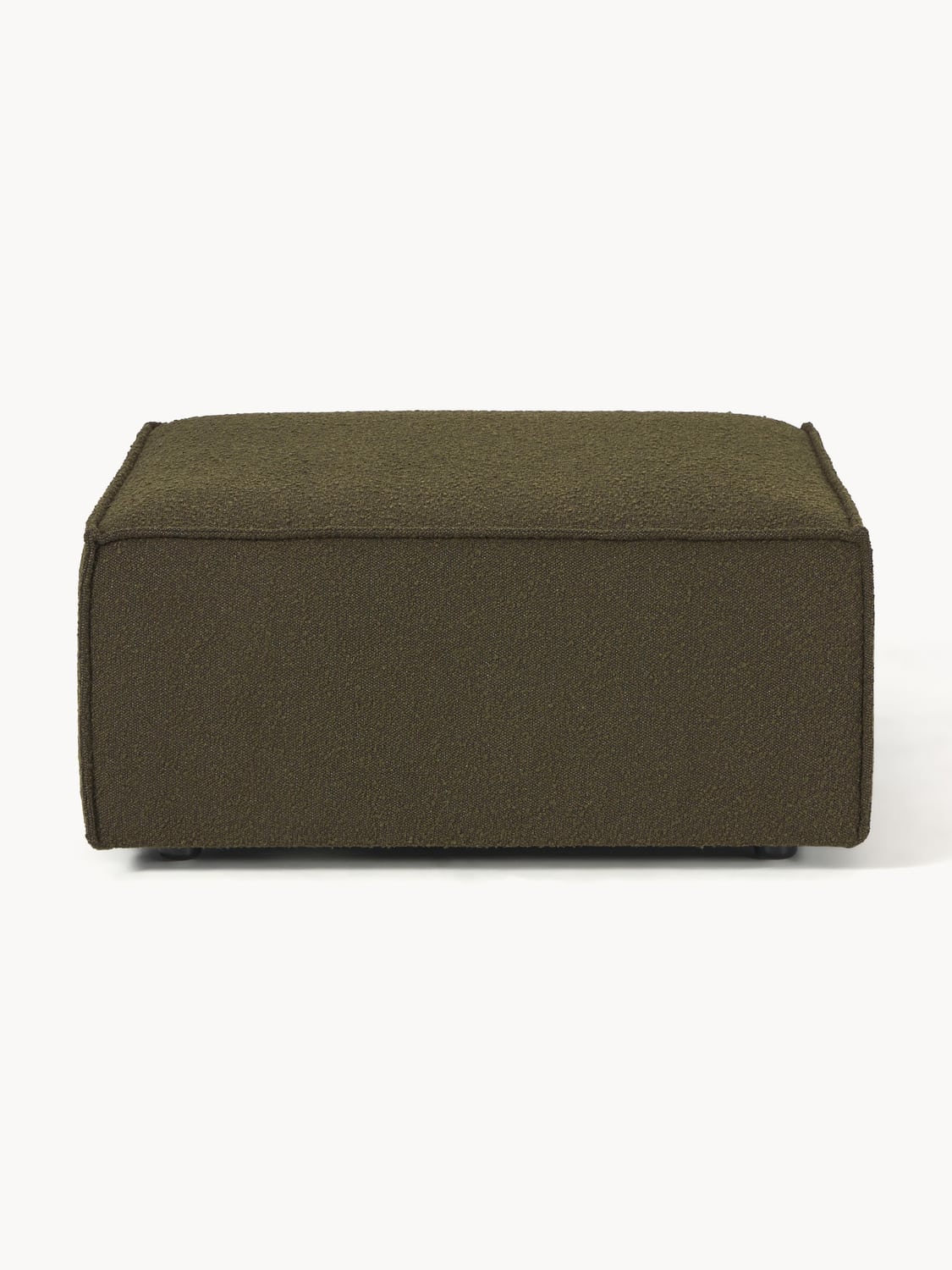 Lennon Sofa Ottoman in Bouclé — Anthracite