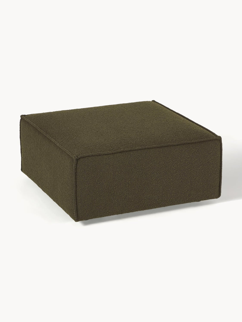 Lennon Sofa Ottoman in Bouclé — Anthracite