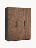 Simone Modular Hinged-Door Wardrobe, 150 cm Width, in various sizes — Olive