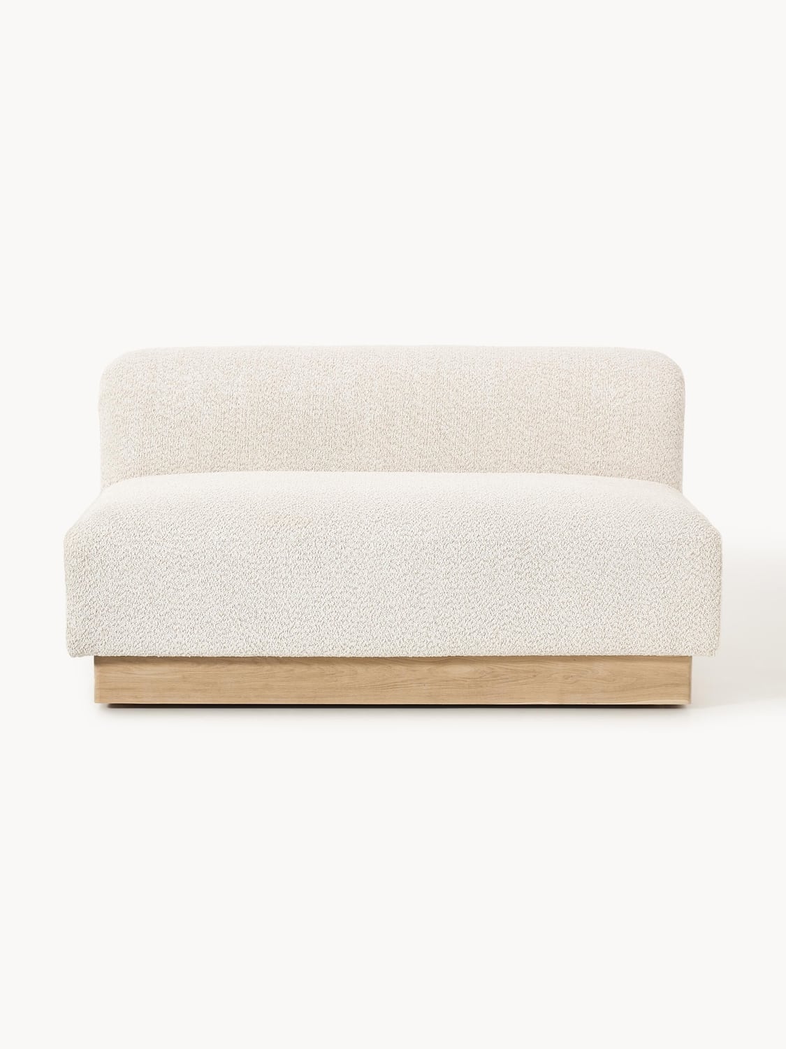 Natalie Sofa (2-seater) in Teddy Bouclé — Off-White