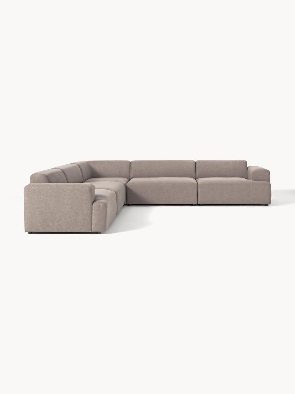 Melva Corner Sofa (4-seater) — Greige