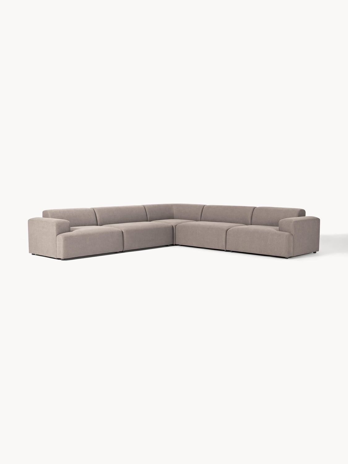 Melva Corner Sofa (4-seater) — Greige
