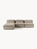 Felix Modular Sofa with Ottoman (left/right) — Taupe