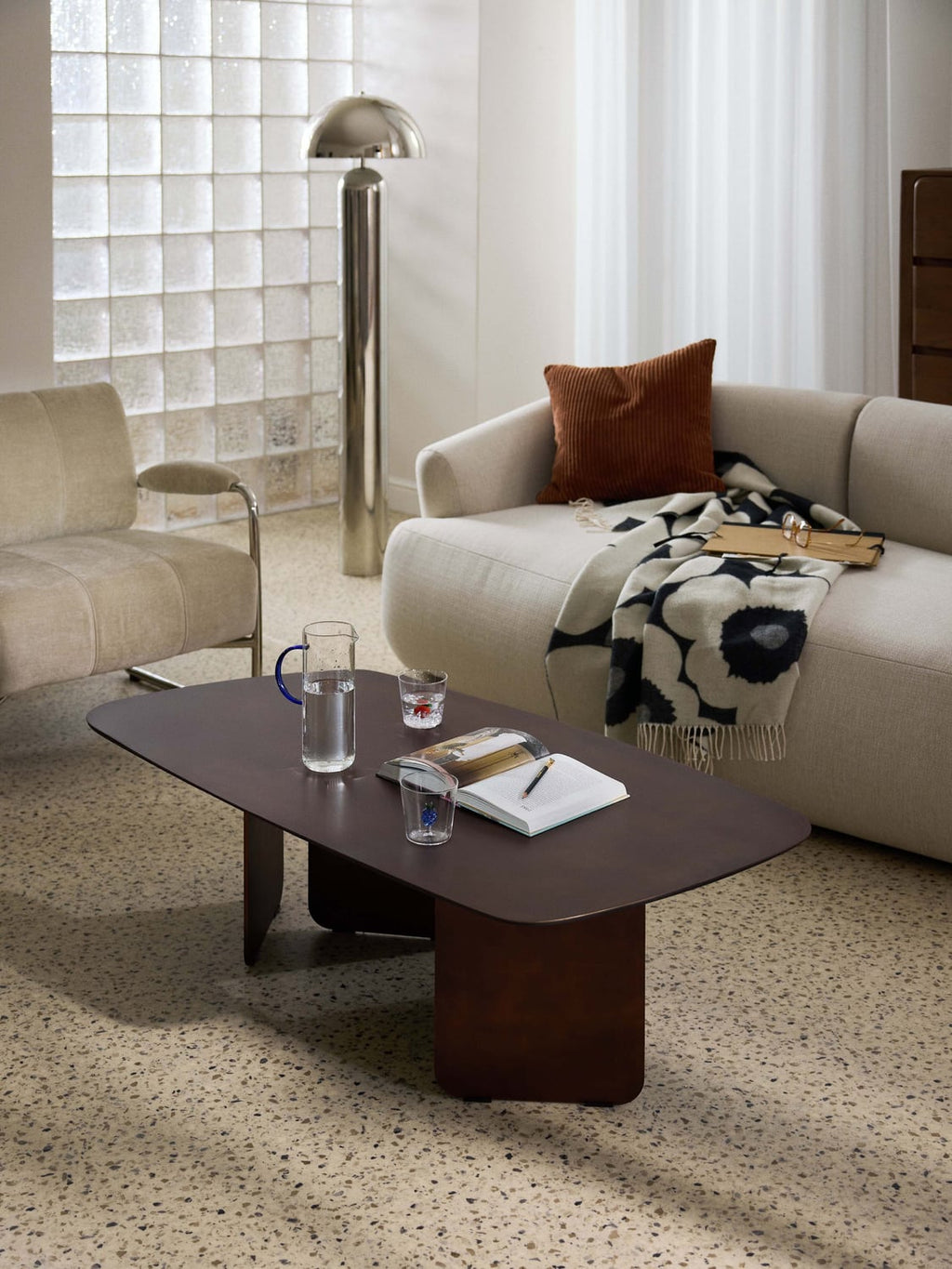Valis Metal-Coffee Table — Dark Grey