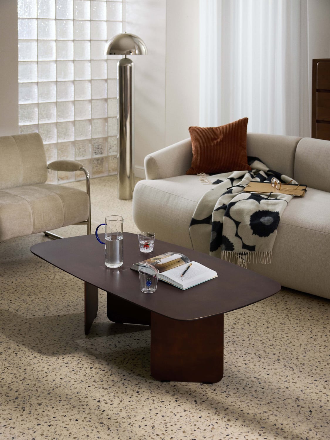 Valis Metal-Coffee Table — Dark Grey