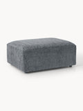 Melva Sofa Ottoman, B 99 x T 72 cm — Dark Grey