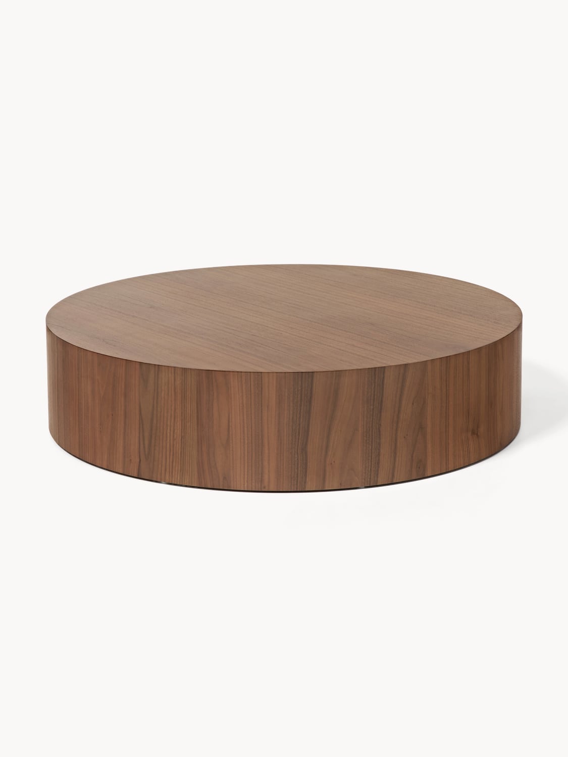 Dan Round XL Wood-Coffee Table — Olive