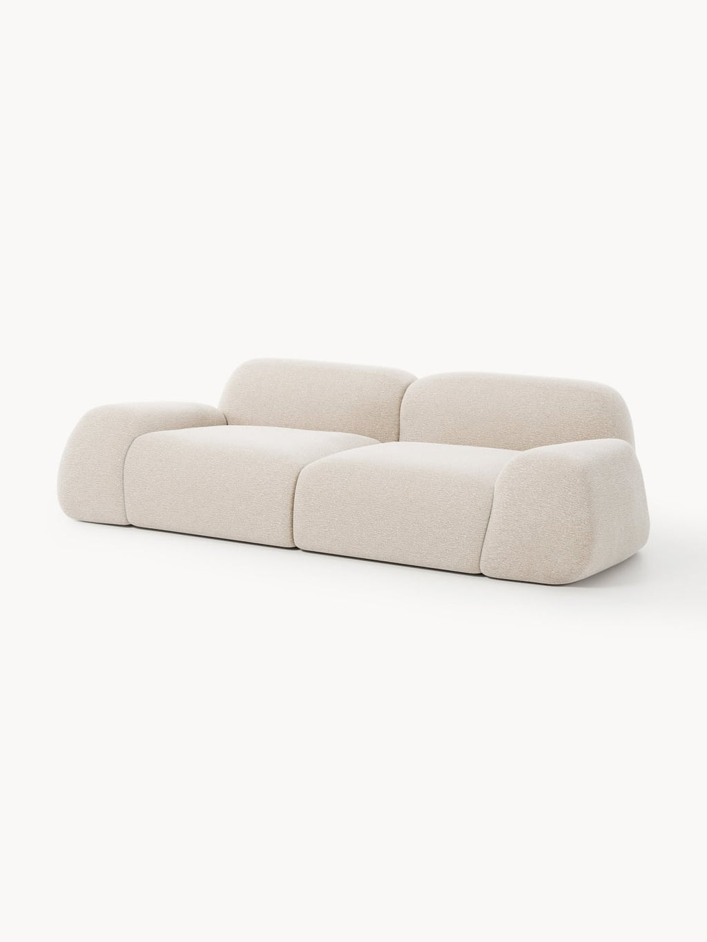 Wolke Modular Sofa (3-seater) — Blush