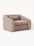 Eliot Bouclé-Sleeper Chair — Taupe