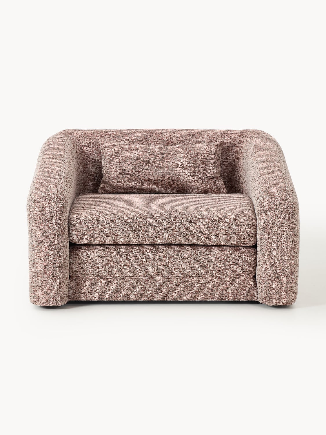 Eliot Bouclé-Sleeper Chair — Taupe