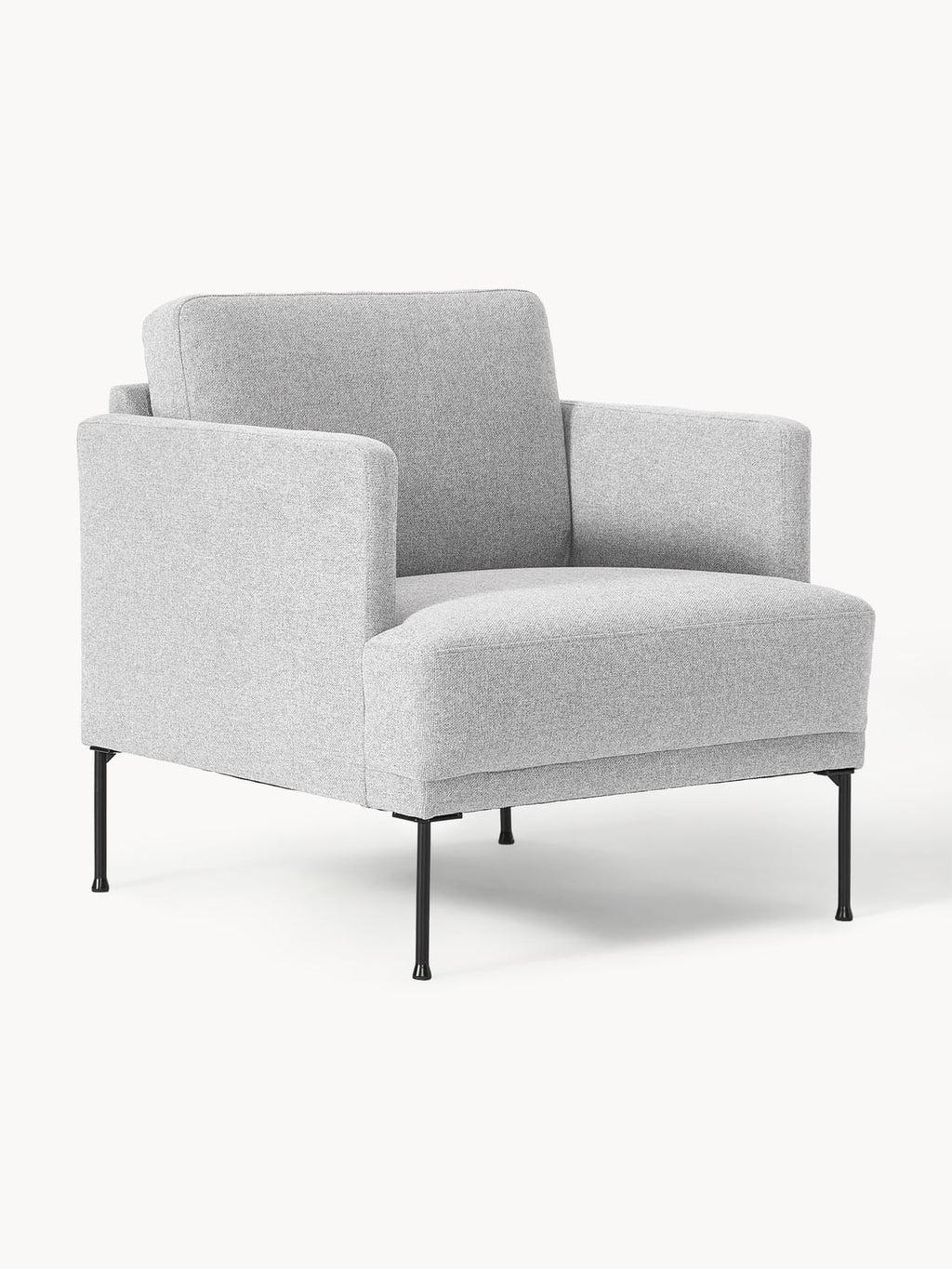 Fluente Armchair — Light Grey