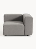 Lena Bouclé Corner Module — Dark Grey