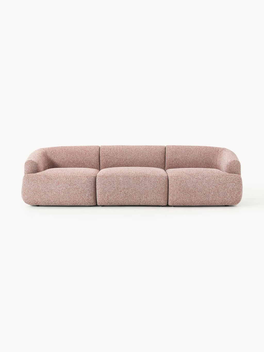 Sofia Modular Bouclé Sofa (3-seater) — Warm Grey