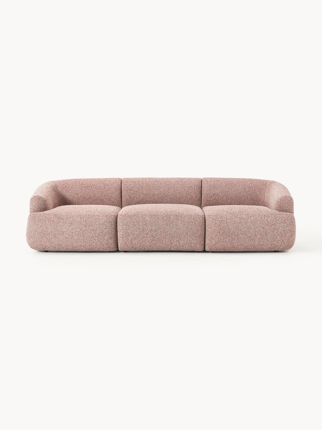 Sofia Modular Bouclé Sofa (3-seater) — Warm Grey
