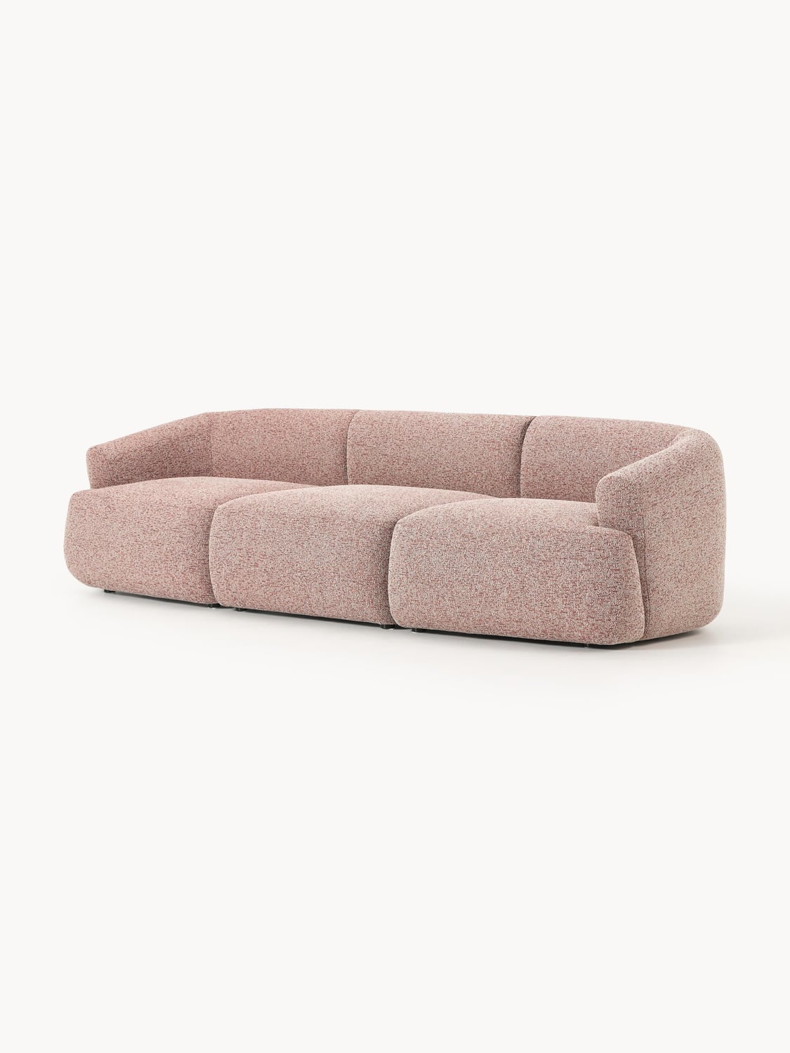 Sofia Modular Bouclé Sofa (3-seater) — Warm Grey