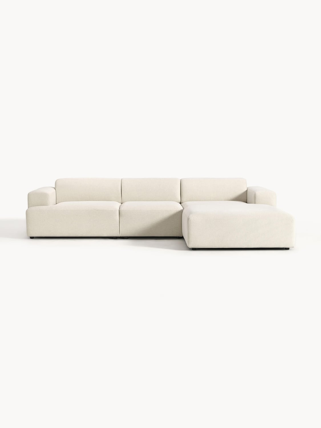 Melva Corner Sofa (4-seater) — Pearl Grey