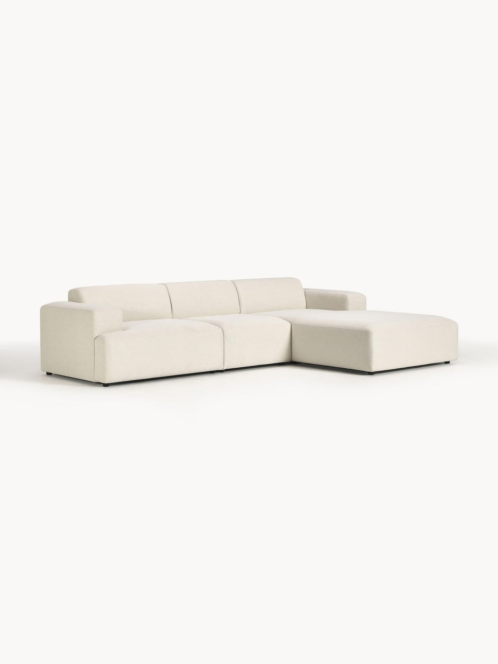 Melva Corner Sofa (4-seater) — Pearl Grey