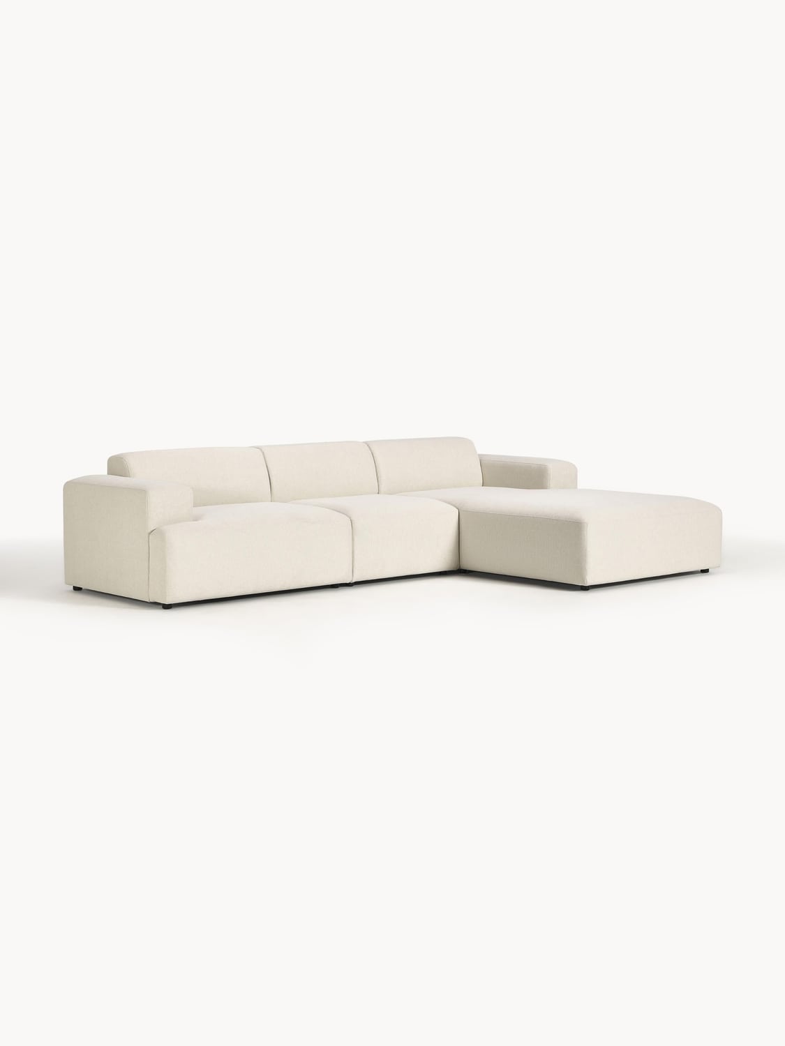 Melva Corner Sofa (4-seater) — Pearl Grey