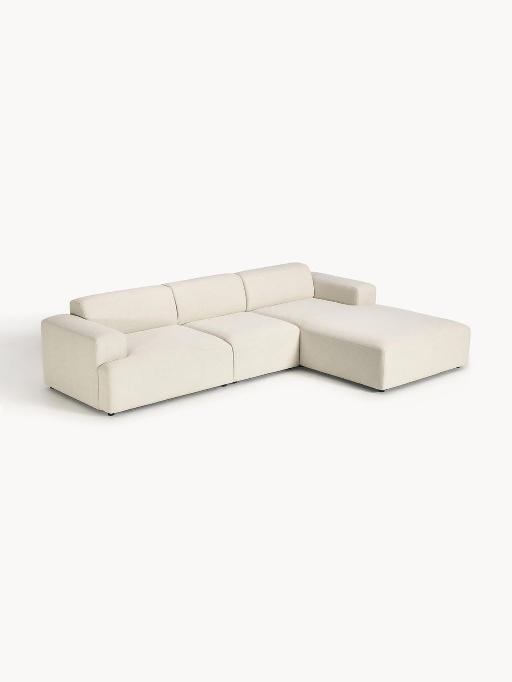 Melva Corner Sofa (4-seater) — Pearl Grey