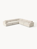 Melva Corner Sofa (4-seater) — Mist Grey