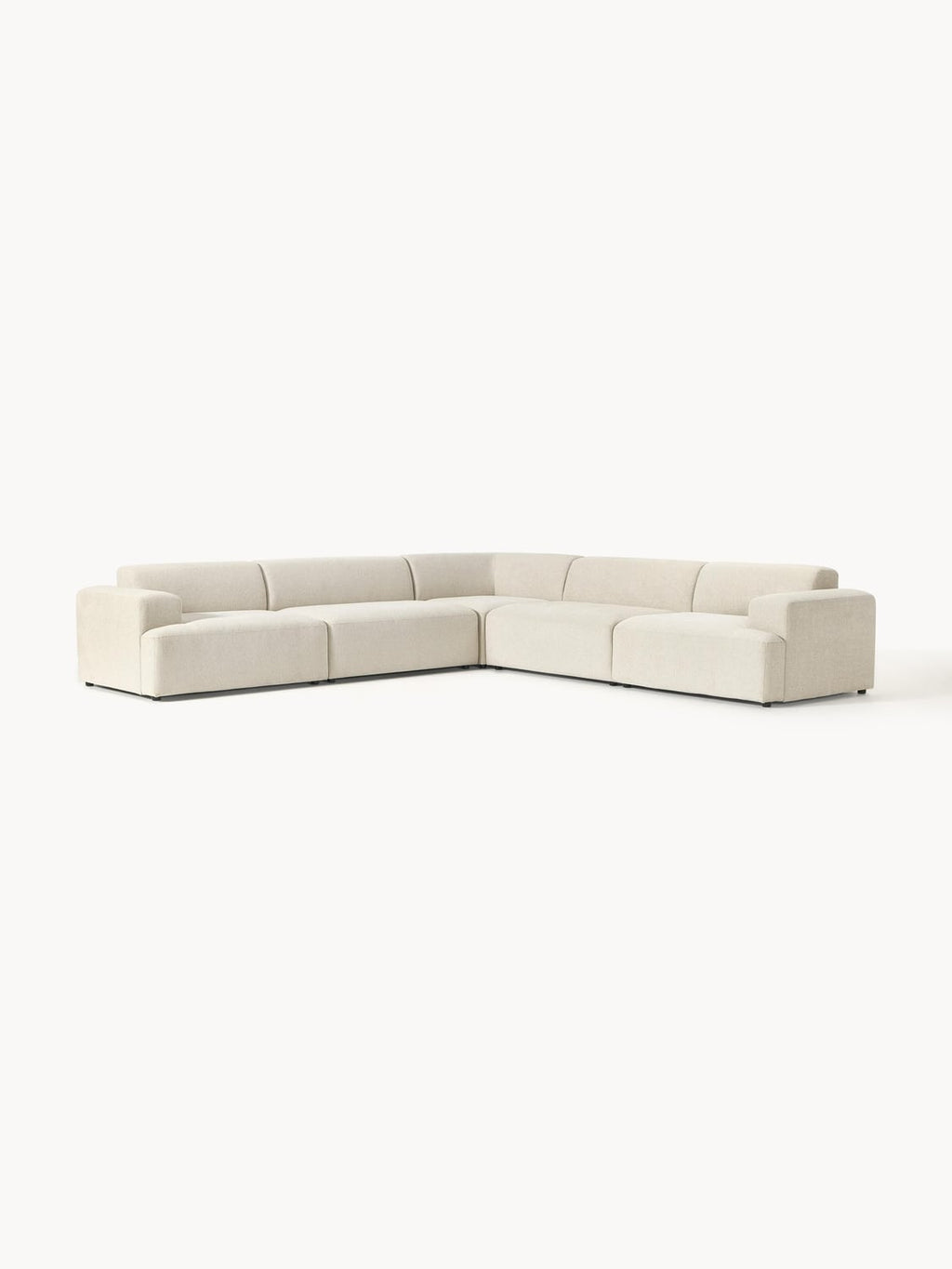 Melva Corner Sofa (4-seater) — Mist Grey