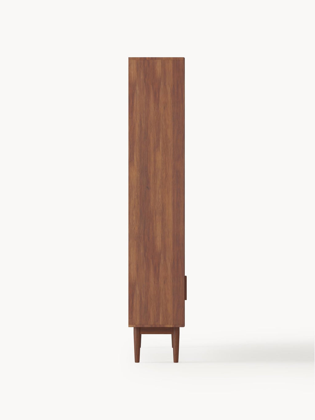 Paul Tall Shelving Unit in Mango Wood — Burgundy