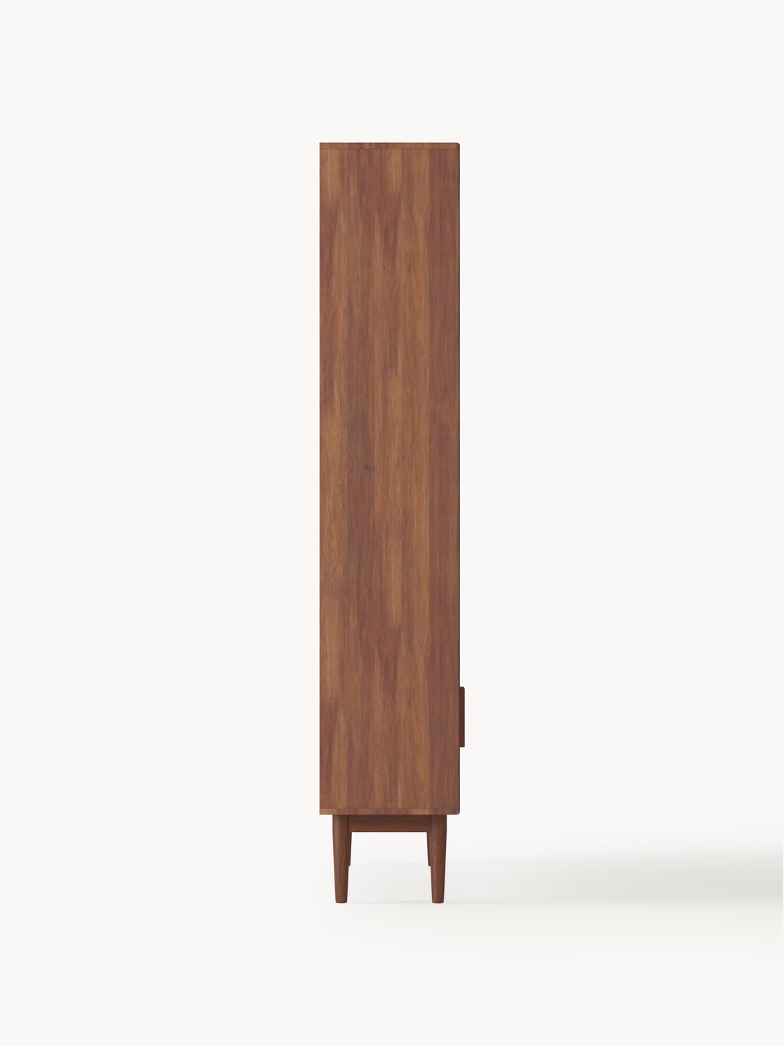 Paul Tall Shelving Unit in Mango Wood — Burgundy