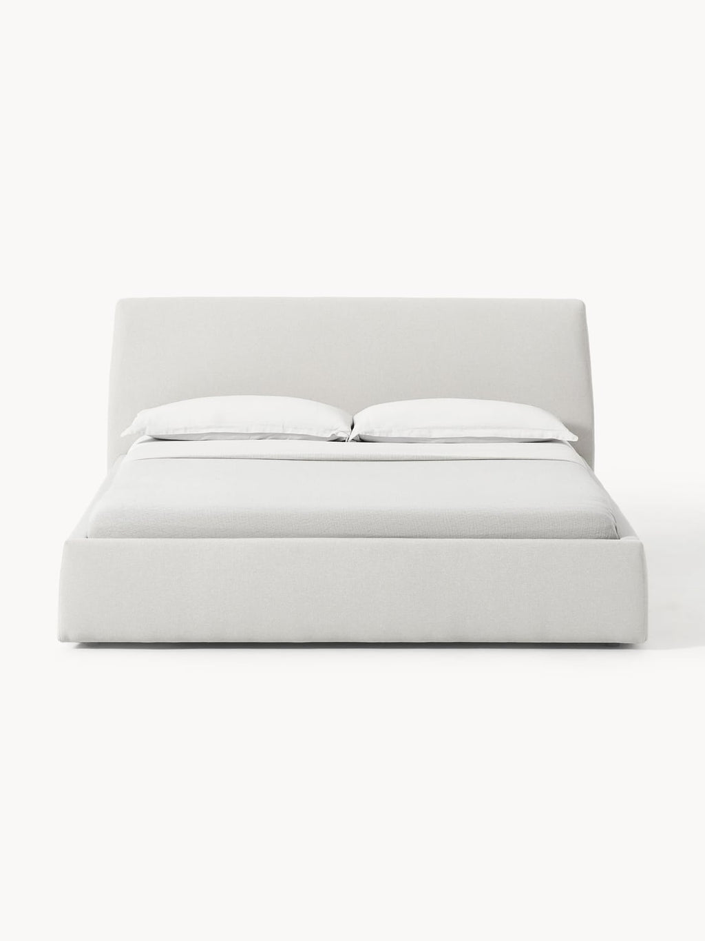 Cloud Upholstered Bed — Mist Grey