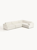 Melva Large Corner Sofa (4-seater) — Cream